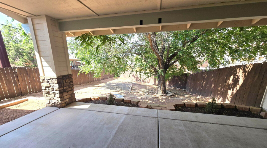 26-Covered Patio & backyard