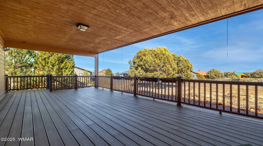 Back Covered Deck