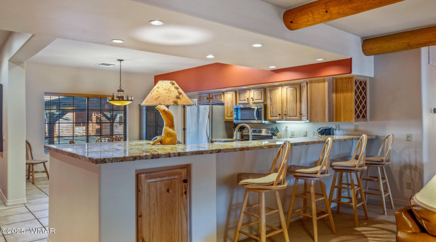 Breakfast Bar in Kitchen