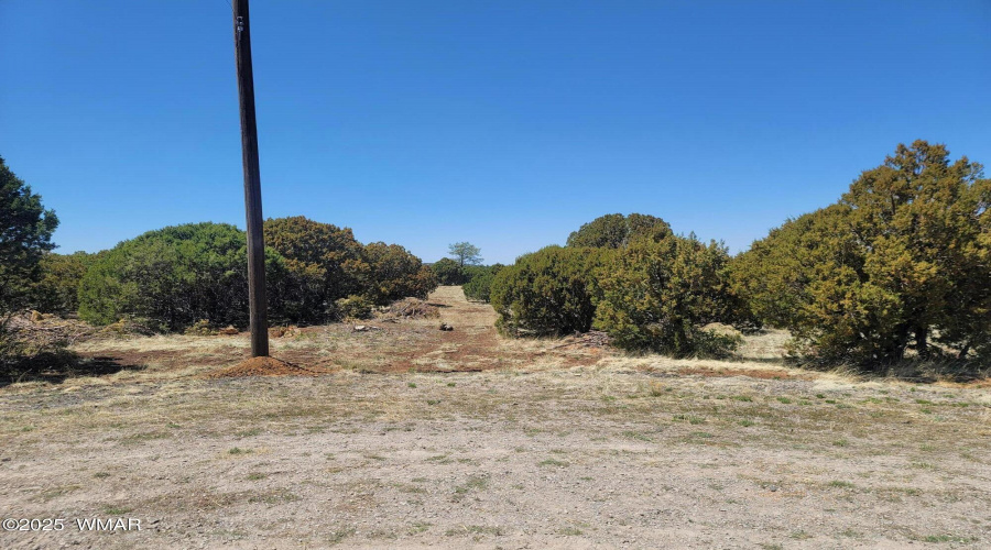 Ground view with Power Pole