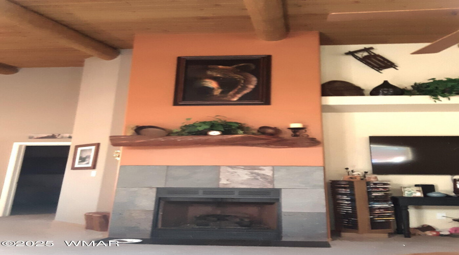 22 ft grand fireplace