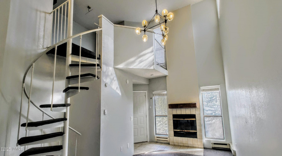 stairs to the loft bedroom