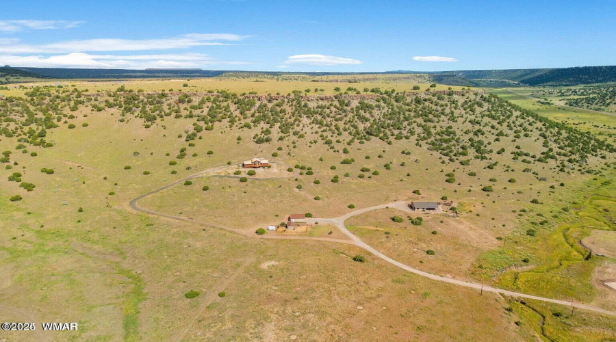 Aerial view to Northeast