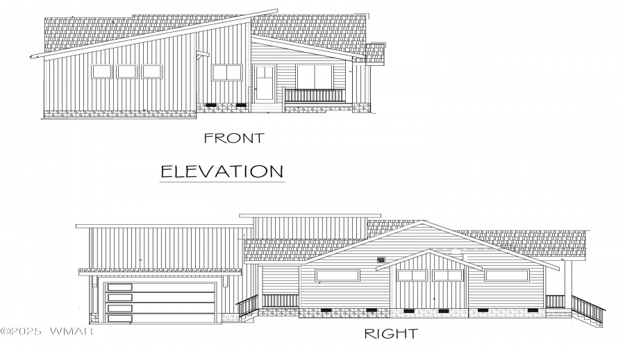 Front & Right Elevations