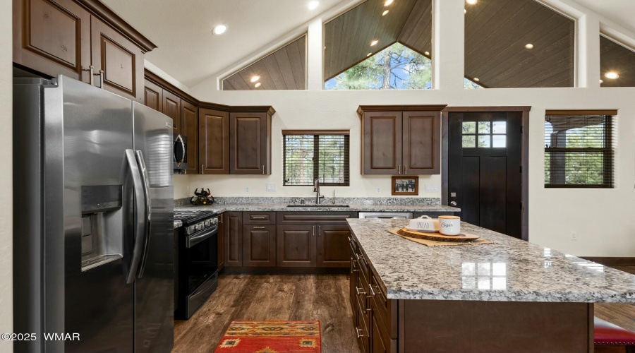 Beautiful Knotty Alder Cabinets