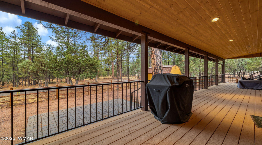 Covered Back Deck