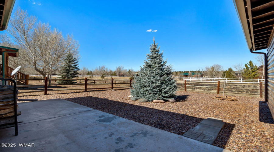 FENCED BACK YARD