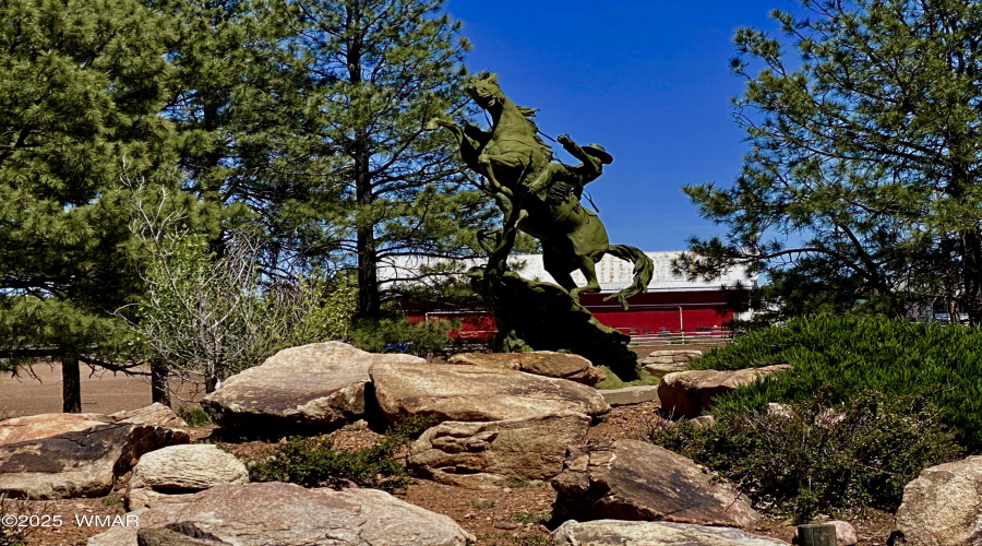 BRONZE STATUES THROUGHOUT THE RANCH