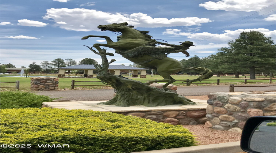 BRONZE STATUES THROUGHOUT THE RANCH