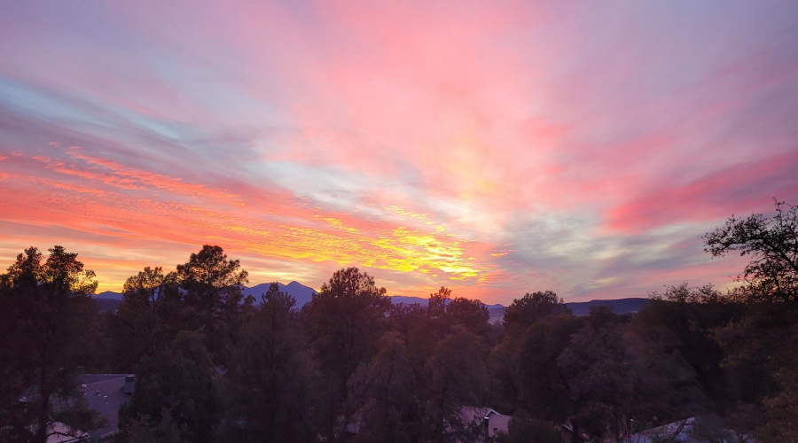 Sunset from the south deck