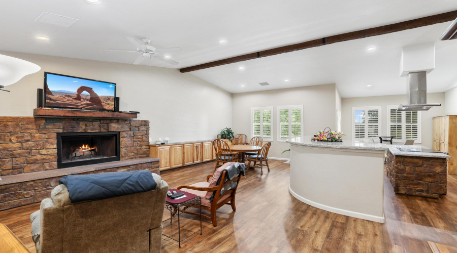 Living room kitchen