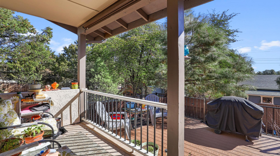 Back porch deck