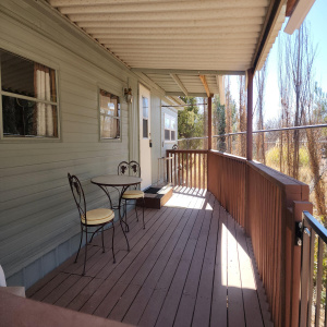 Covered back deck