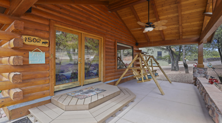 Front covered porch