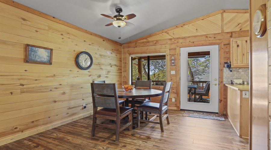 Dining Area and door to deck