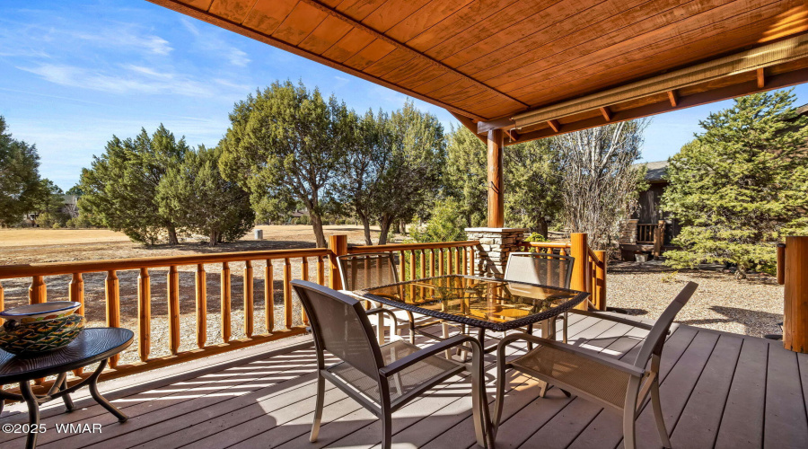 Covered Back Deck-On the Fairway