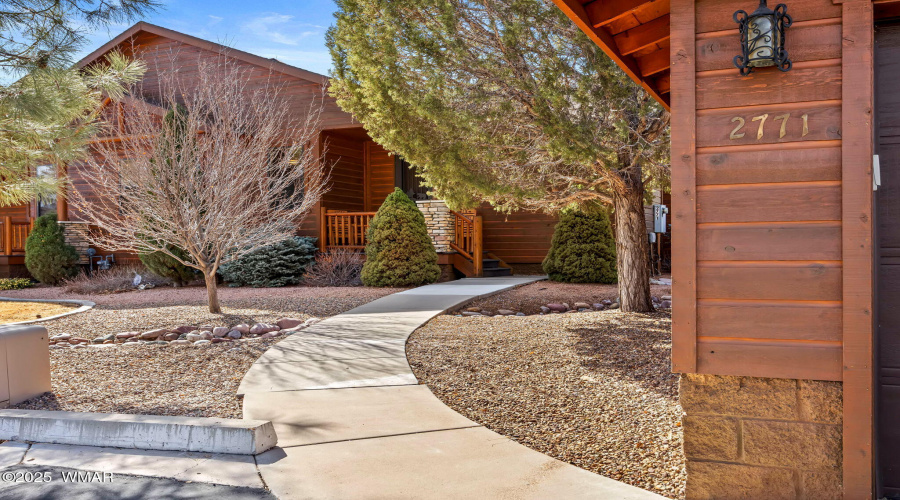 Walkway to Front Door