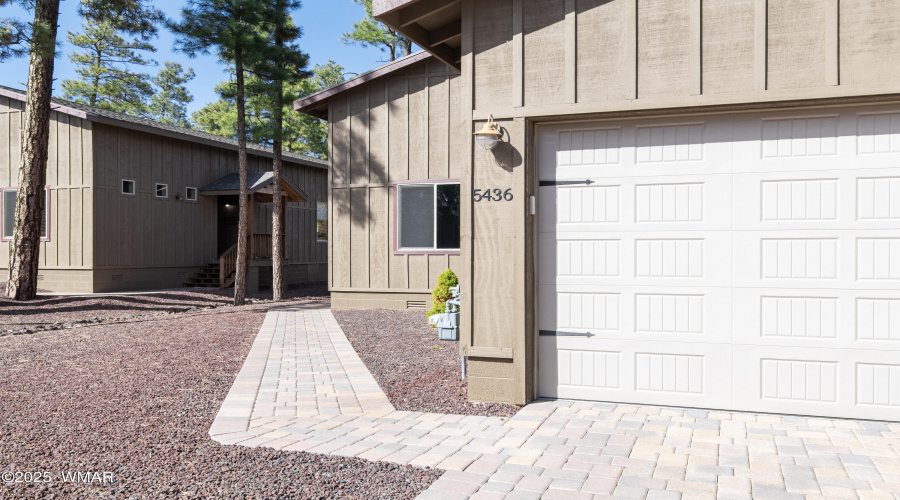 walkway to front door