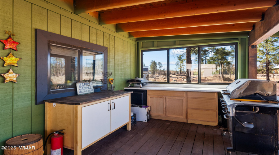 Outdoor Kitchen Area on Deck