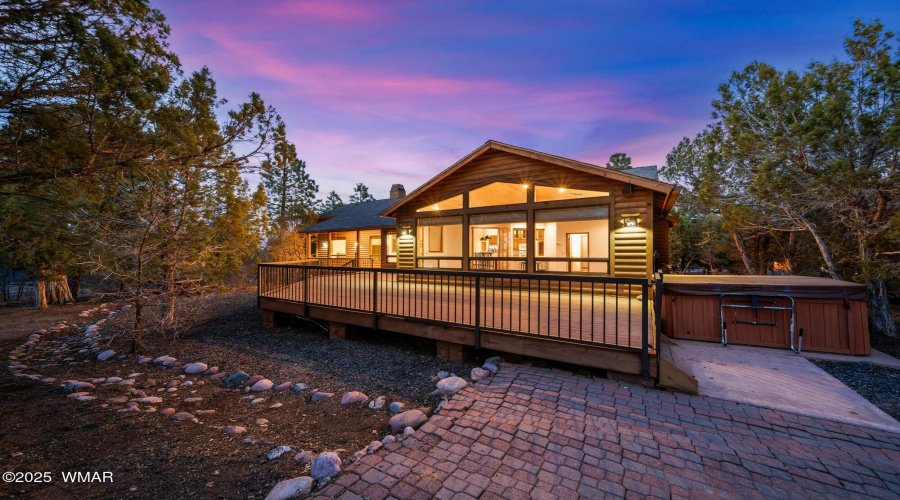 Expansive Back Deck