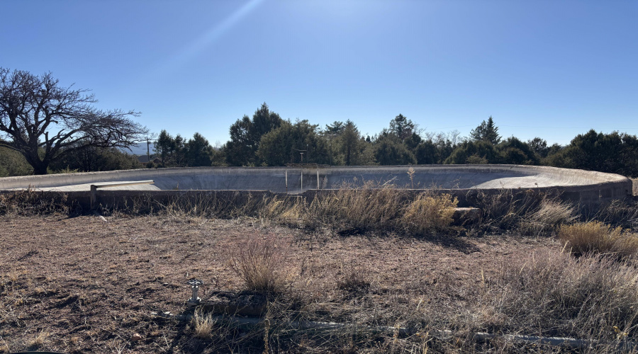 Concrete Water Retention Pond