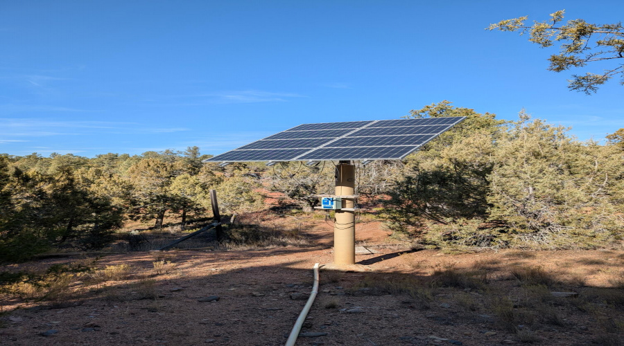 solar for second well pump