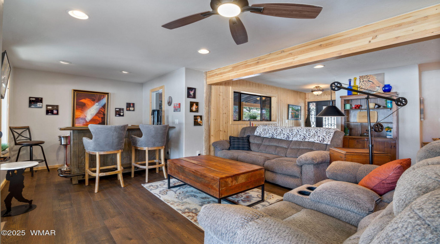 Living Room with Bar