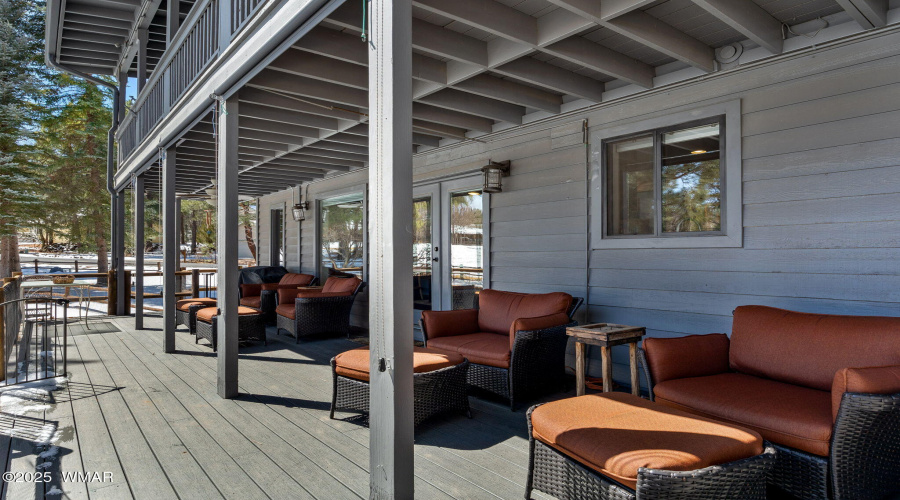 Spacious Covered Deck