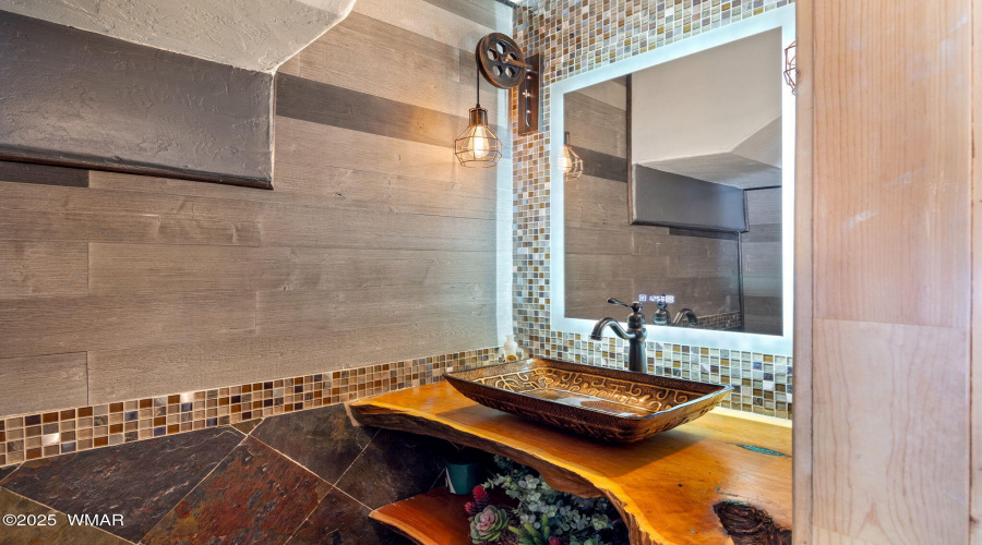 Half Bath with Custom Counter Top