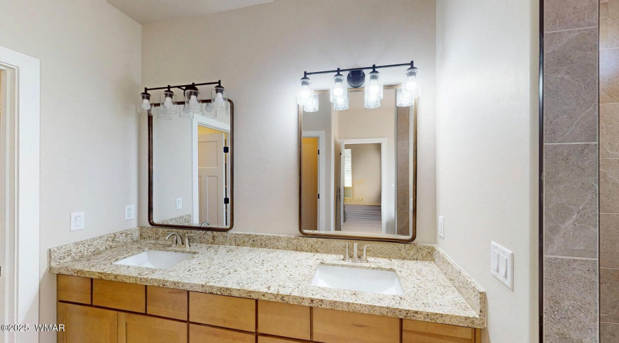 Primary Bathroom double sinks