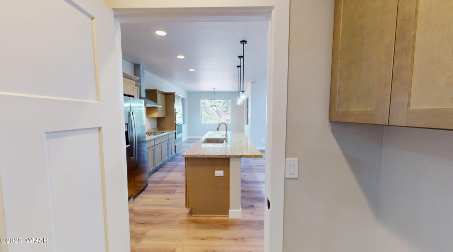 Laundry Room looking into the kitchen