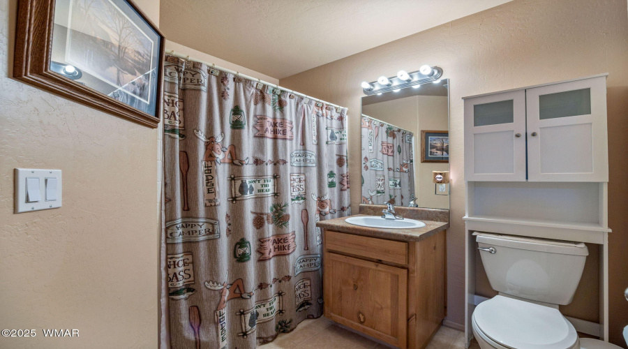 Downstairs full bath