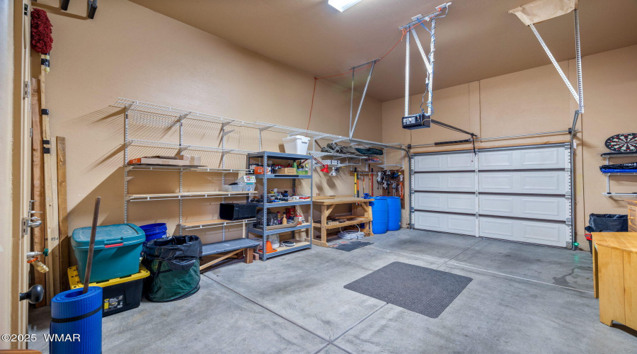Oversized one car garage