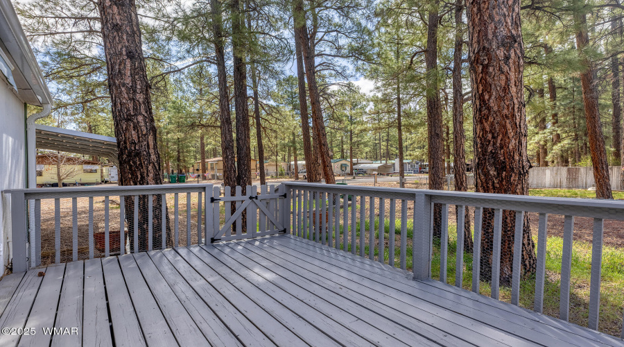 Front deck