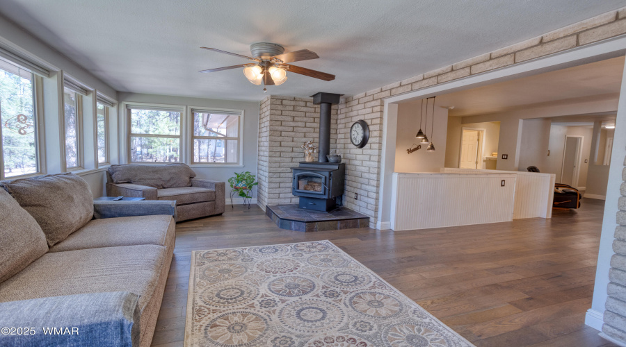 Arizona Room and Woodstove