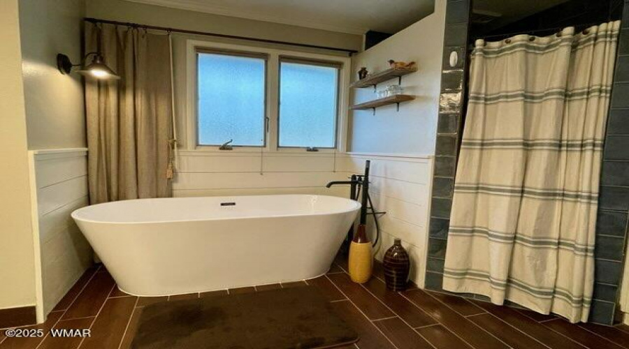 Master Bathtub and Shower