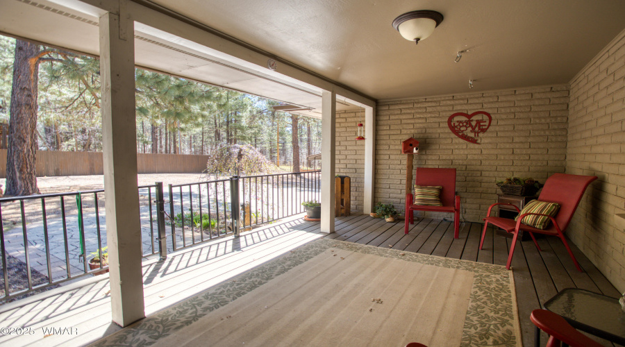 Front Covered Deck
