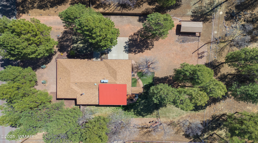 Aerial View of the Home