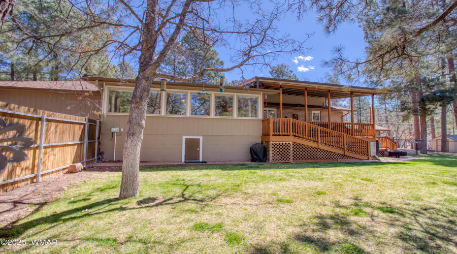 Back View of the House