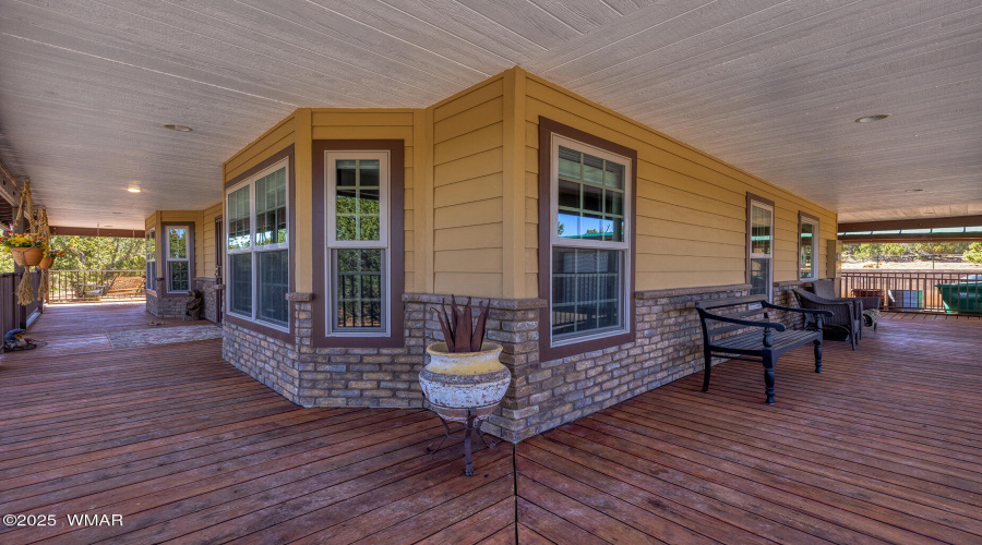 Wrap around deck