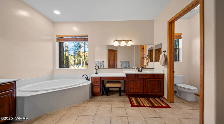 Primary Bath with Natural Light