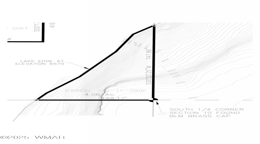 4 Ac Lake Front Map andTopo