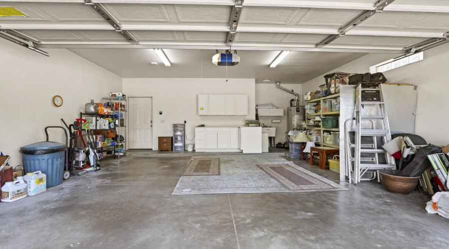 2 car garage with storage