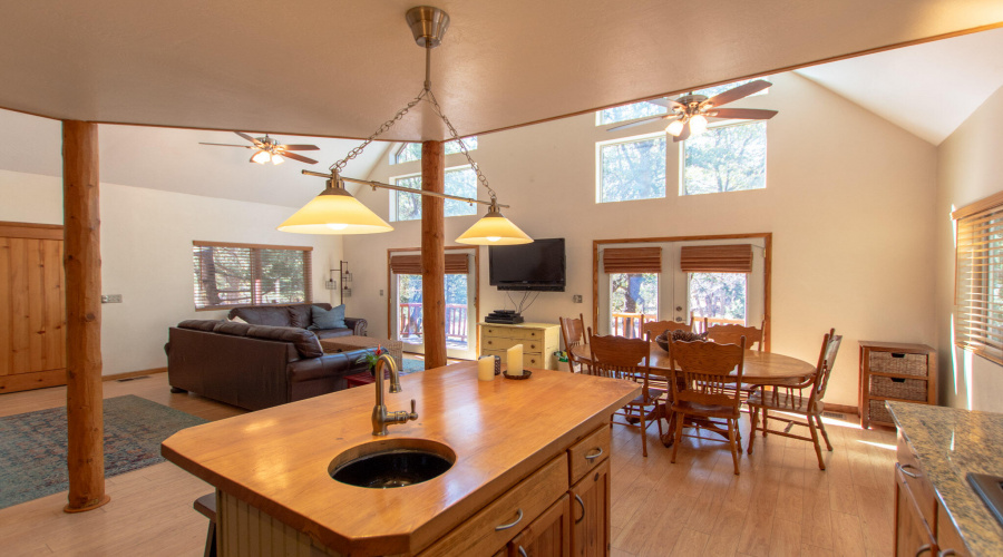 Kitchen Island with Bar Sink