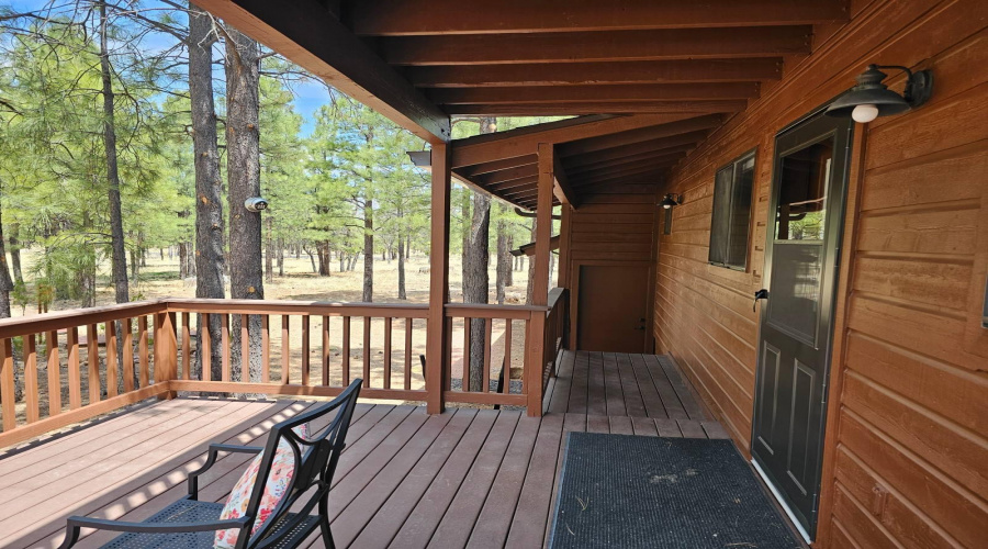 Covered Back Deck