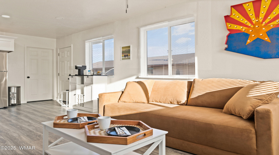 Living room to dining