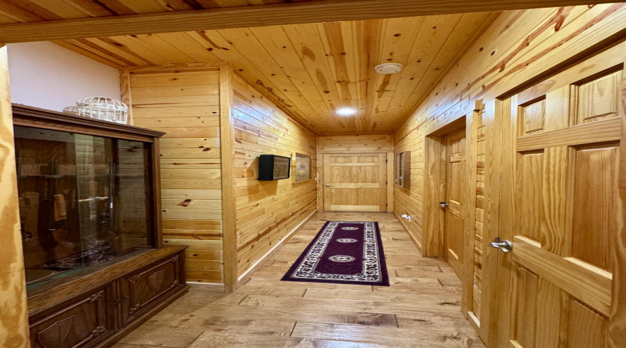 Hall to laundry