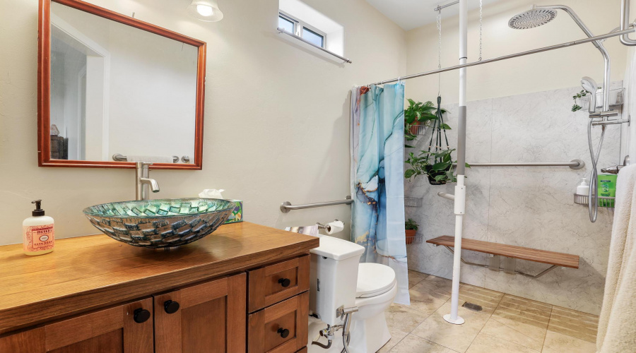 Upper level primary bathroom 1E0A3737