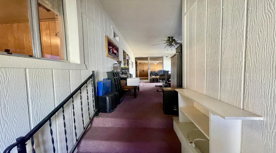 rear entrance to family room