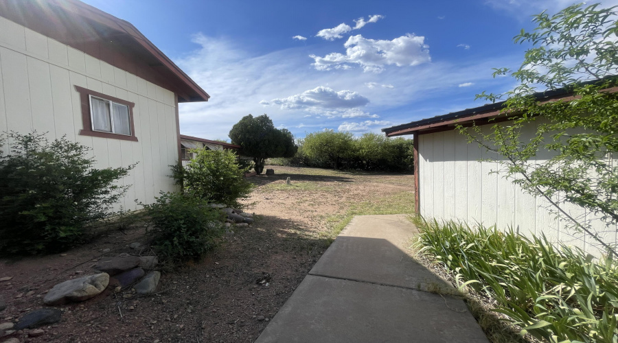 sidewalk from home to garage